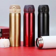 500ml Stainless Steel Travel Thermos Bottle Colorful Vacuum Flasks Water Bottle Coffee Tea Milk Double Wall Gifts Thermocup