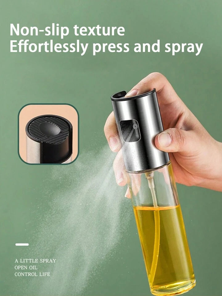 Glass Oil Spray Bottle Pump for Oil-Control Kitchen Olive Oil-Sprayer Pot Bottle Dispenser Gadget Cooking Tools For BBQ,Baking,Frying,Salad