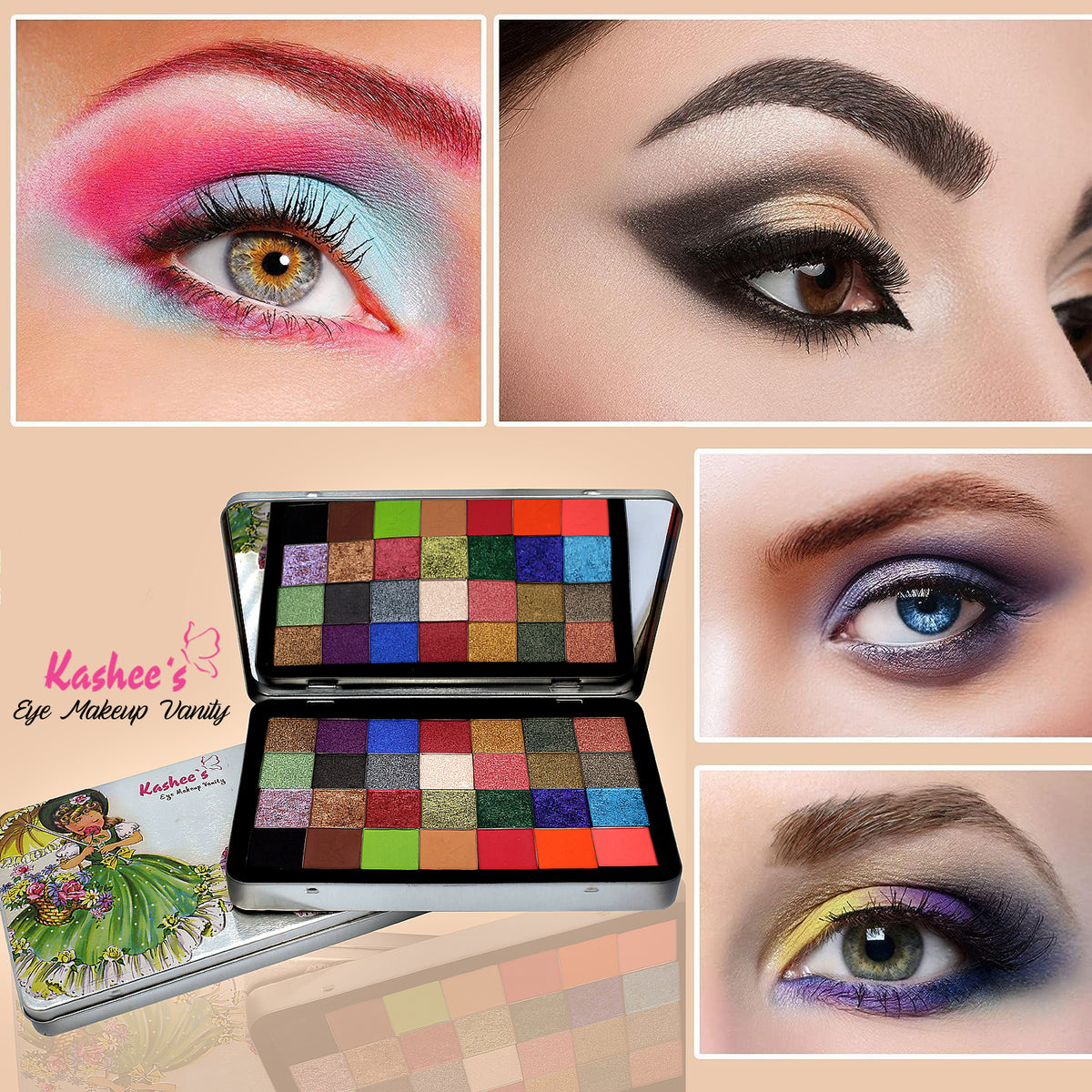 Kashee’s Eye Makeup Vanity