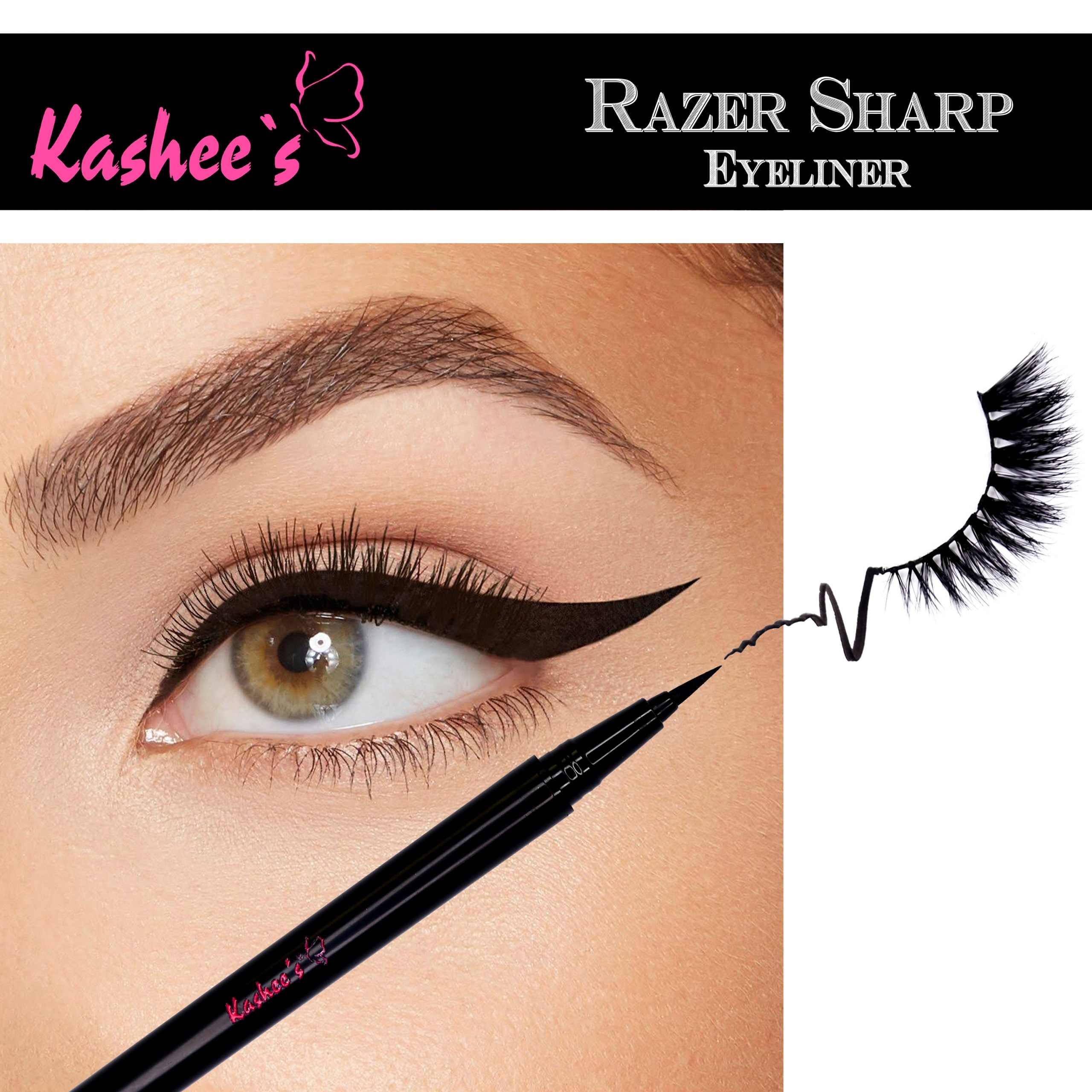 Kashee's Razer Sharp Waterproof Pen Eyeliner