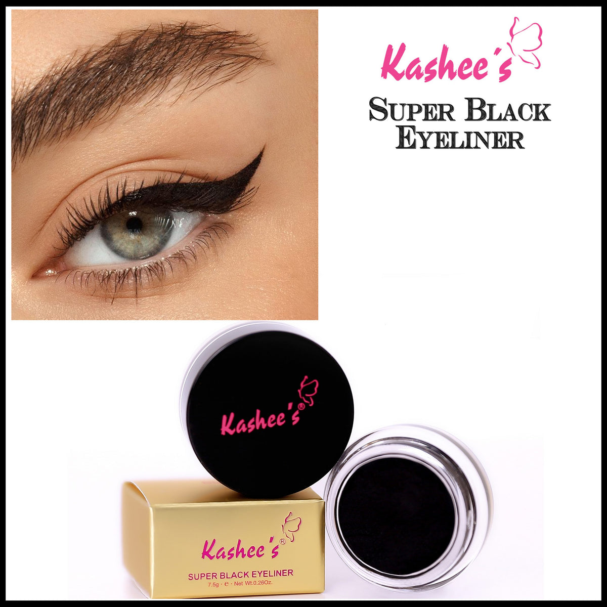 Kashees Super Black Eye Liner