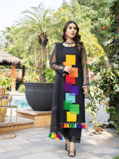 S-110 Black - KHUDA BAKSH CREATIONS