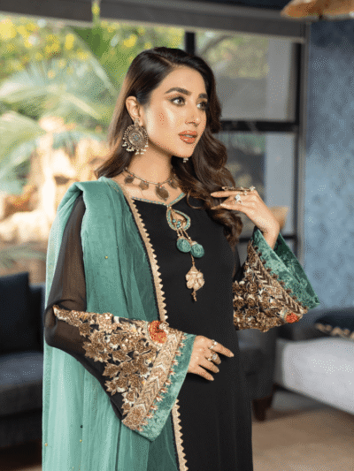 M-100 Black Velvet - KHUDA BAKSH CREATIONS