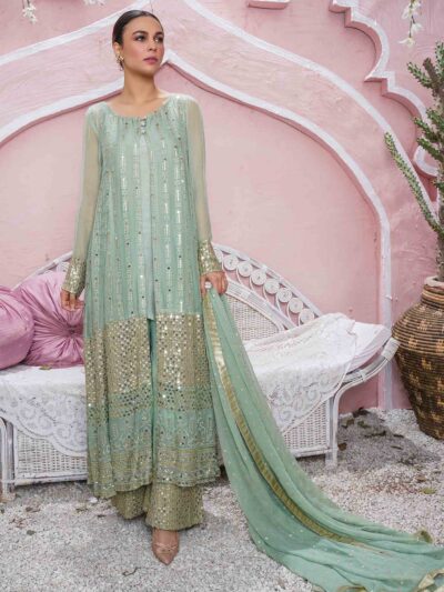 Rang-e-Haya Anchal / Mint Green